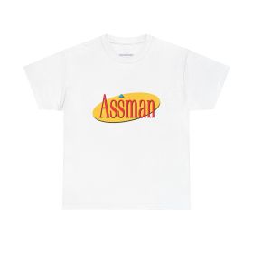 Ass Man Seinfeld Premium T-Shirt (Color: White, size: 5XL)
